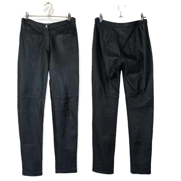 Vintage 100% Leather Pants - Picture 2 of 4